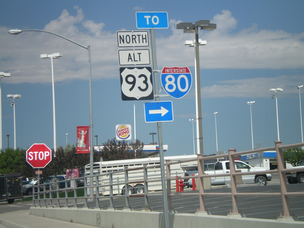 BL-80 West/Alt. US-93 North - To I-80