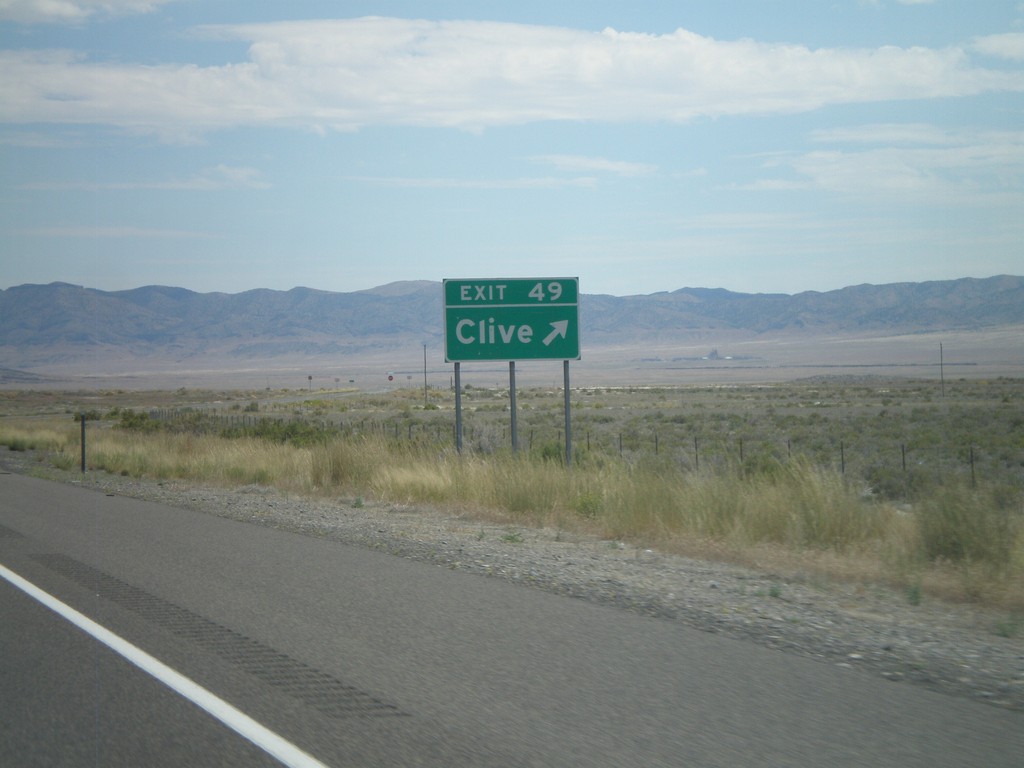 I-80 East - Exit 49