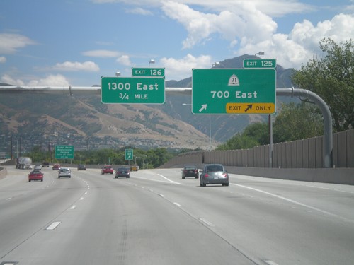 I-80 East - Exit 125.  Approaching Exit 126