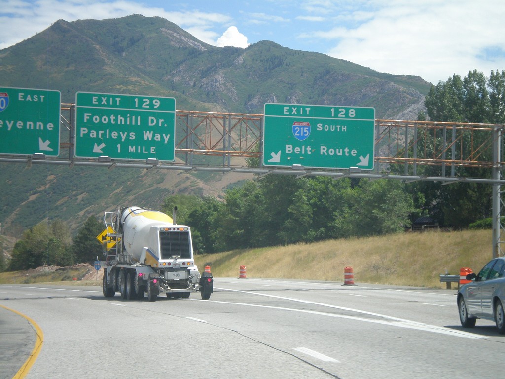 I-80 East At Exit 128 and Approaching Exit 129