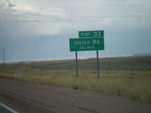 I-80 East - Exit 33