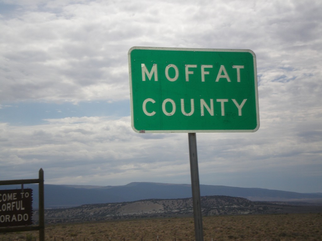 Entering Moffat County