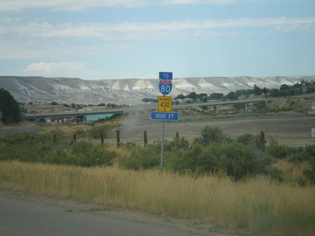 WY-430 North To I-80