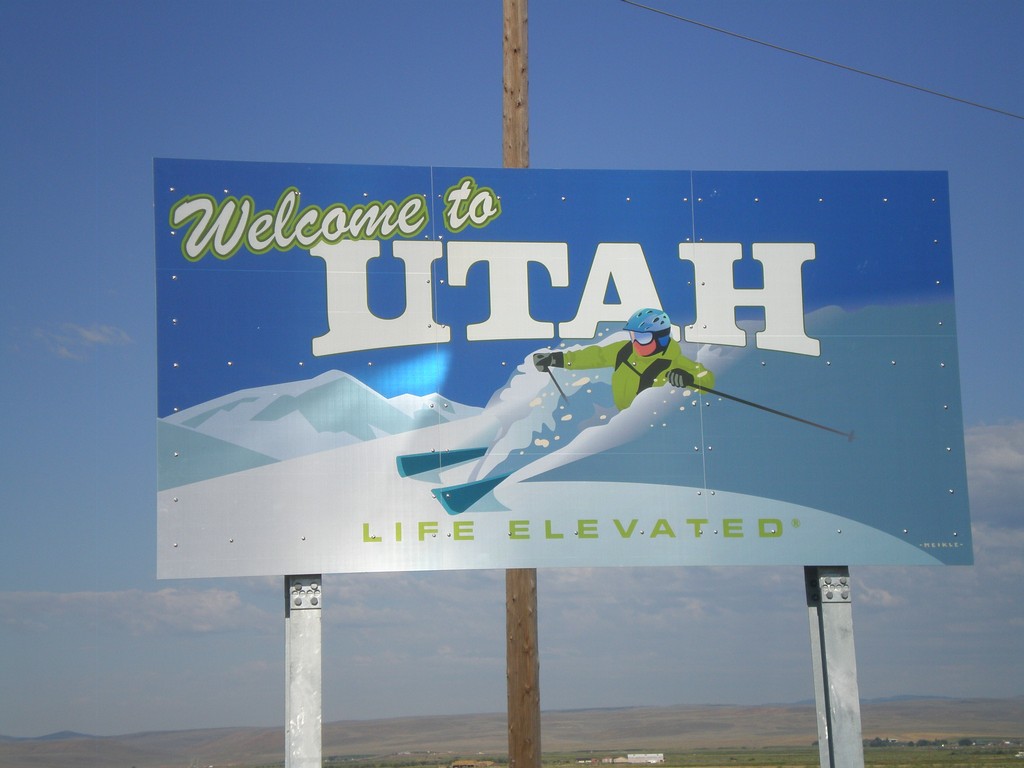 Welcome To Utah on UT-30 West