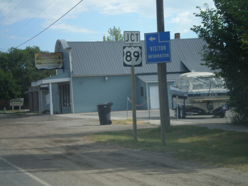 UT-30 West Approaching US-89