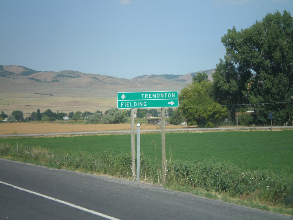 UT-30 West Approaching UT-81 North