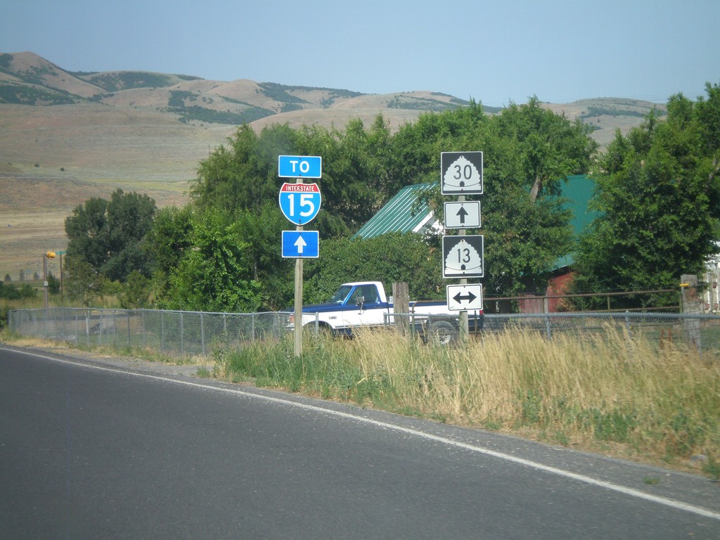 UT-30 West at UT-13