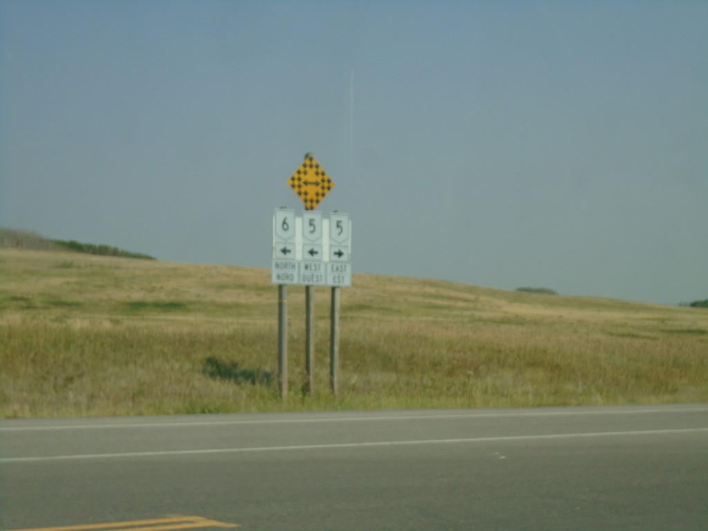 AB-6 North at AB-5 - Waterton National Park