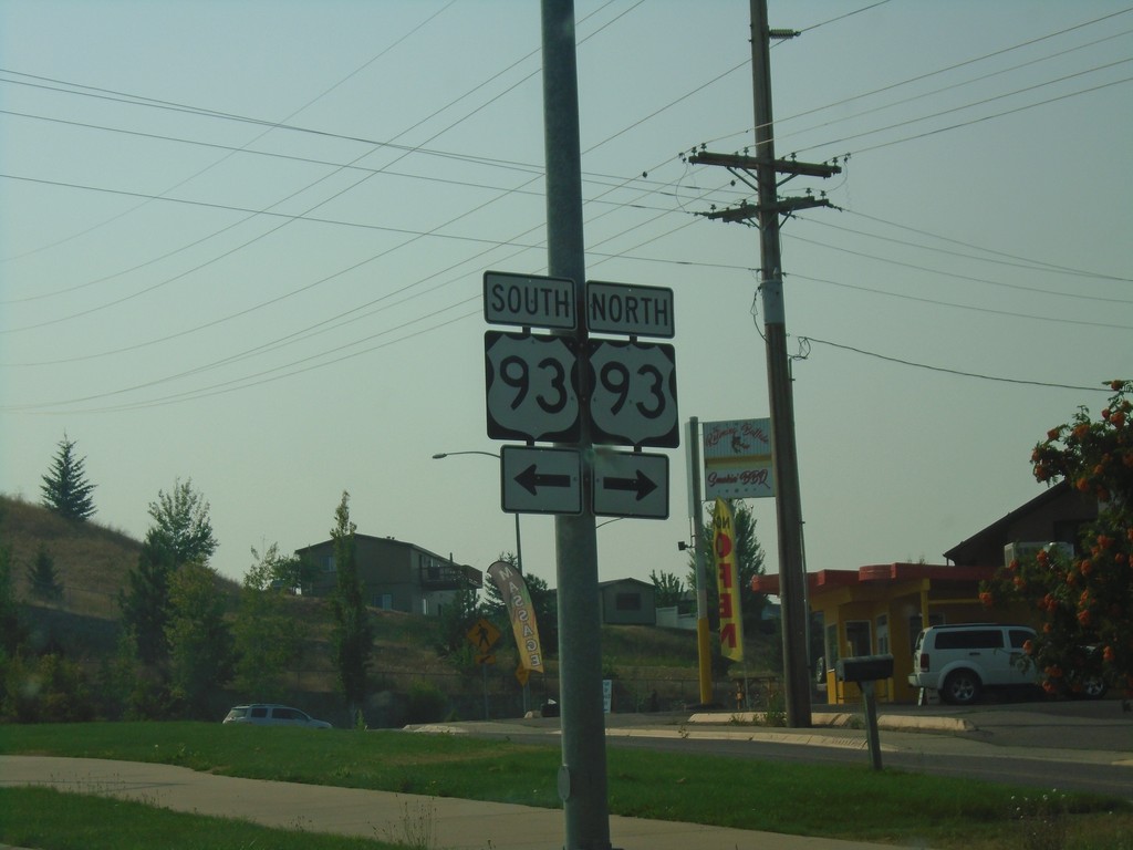 End MT-35 South at US-93 - Polson