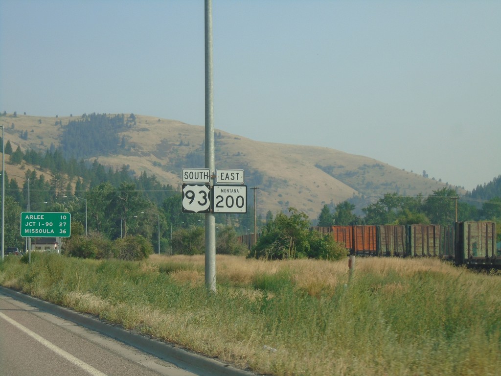 US-93 South/MT-200 East - Lake County