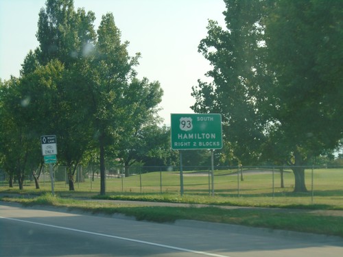 US-93 South Approaching US-12 - Missoula