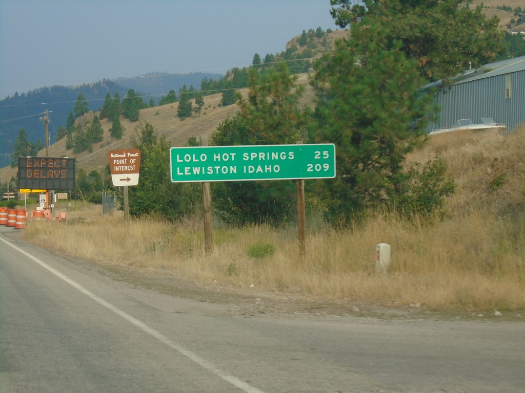 US-12 West - Distance Marker