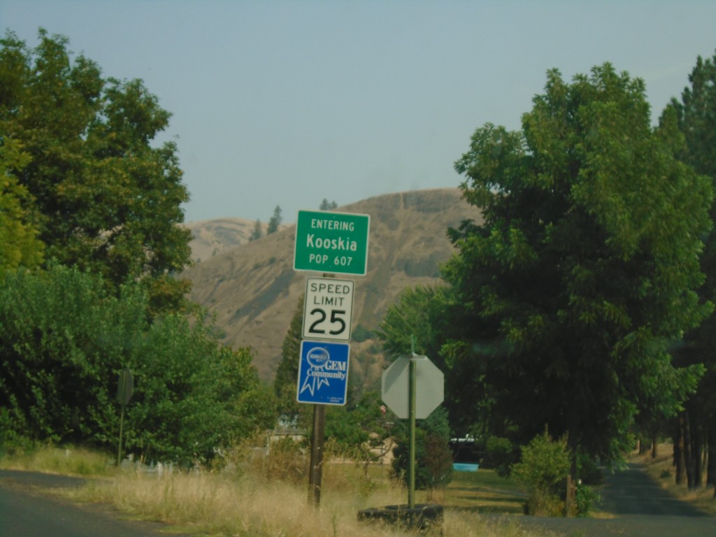 Bus. ID-13 West - Entering Kooskia