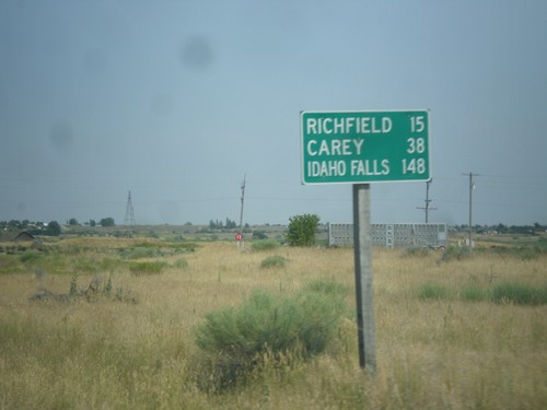 US-93 North/US-26 East - Distance Marker