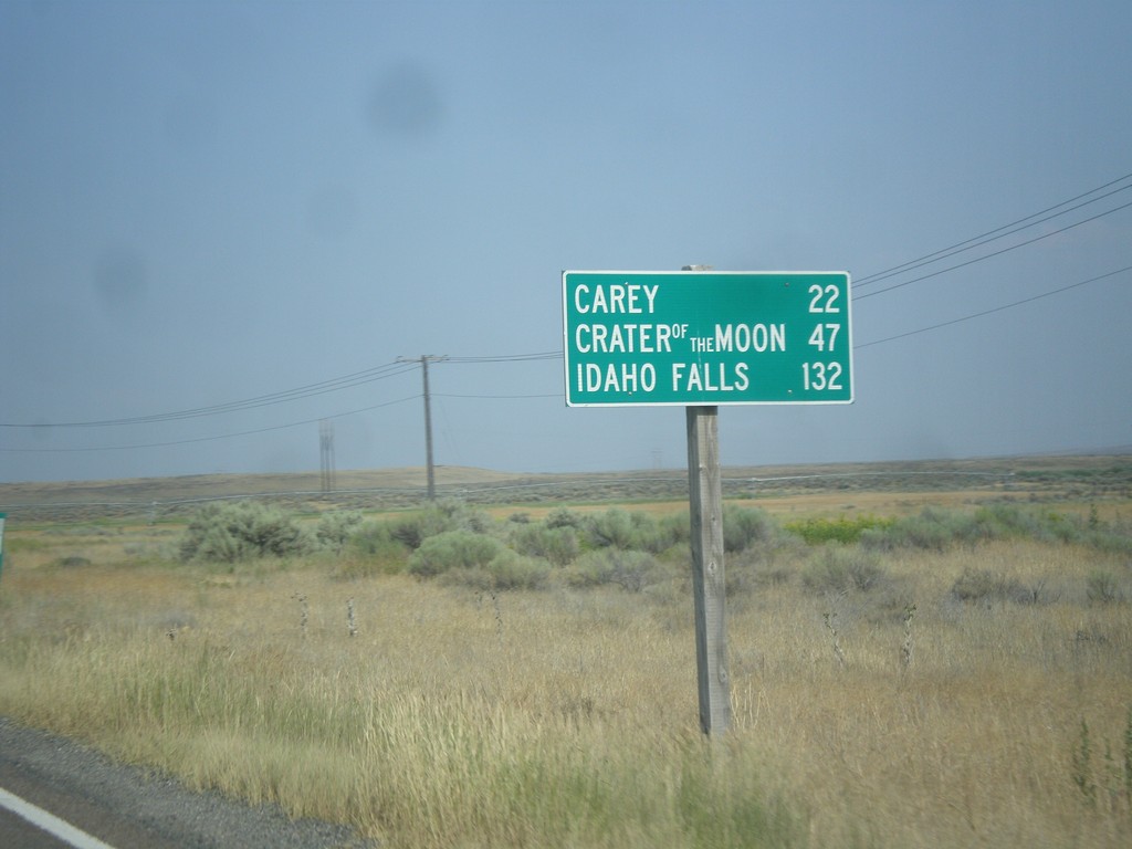 US-26 East/US-93 North - Distance Marker