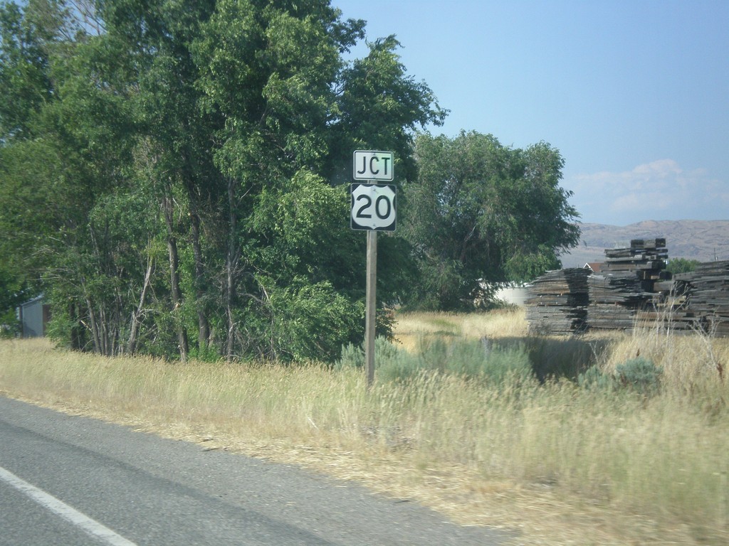 US-26 East/US-93 North Approaching US-20