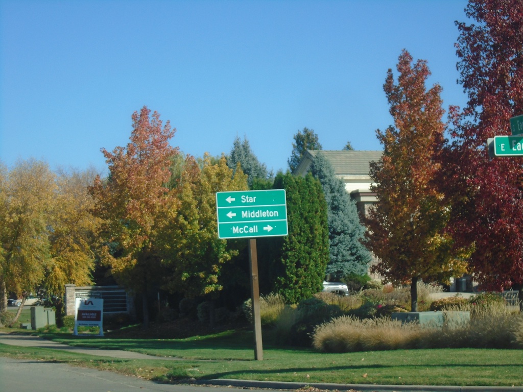 ID-55 North Approaching ID-44