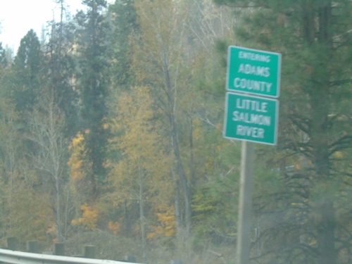 US-95 South - Entering Adams County