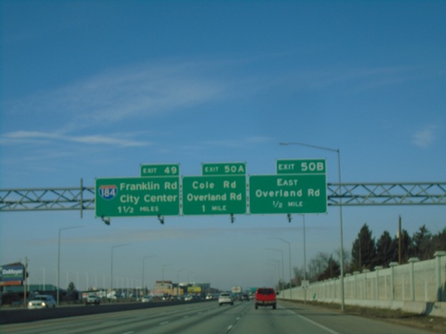 I-84 West - Exits 50B-A, and 49