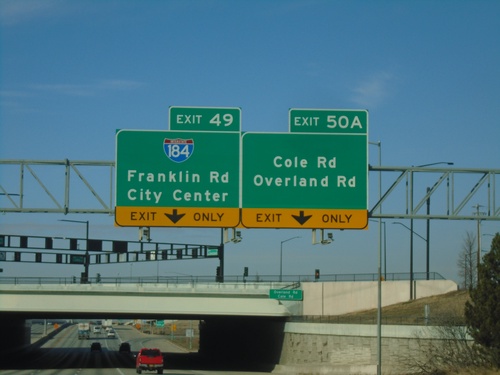 I-84 West - Exit 50A and Exit 49