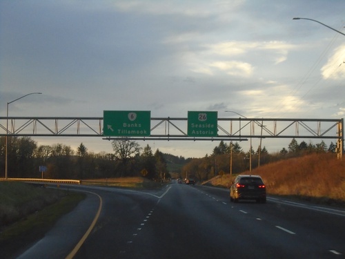 US-26 West at OR-6 Junction