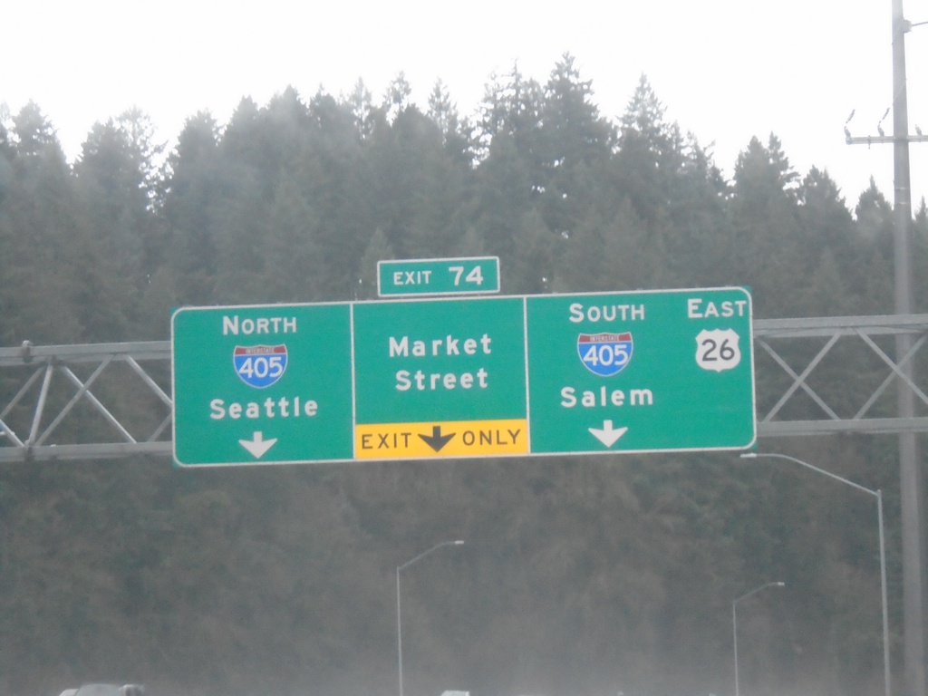 US-26 East Approaching Exit 74