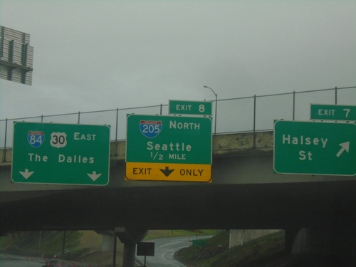 I-84 East - Exits 7 and 8