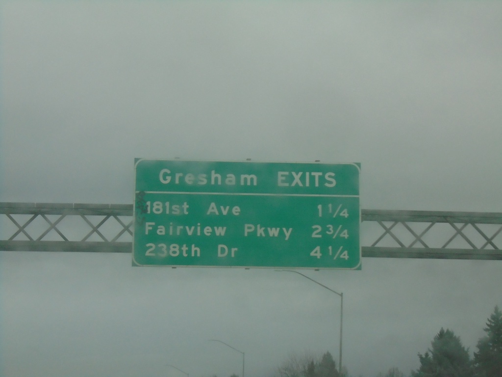 I-84 East - Gresham Exits