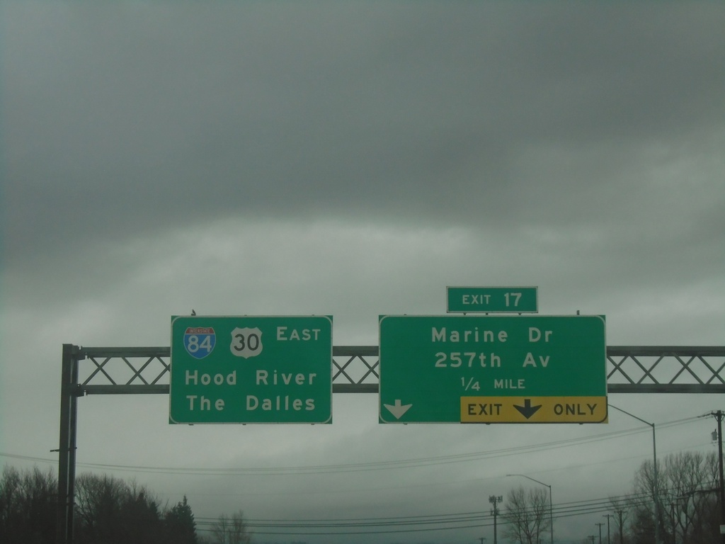 I-84 East Approaching Exit 17