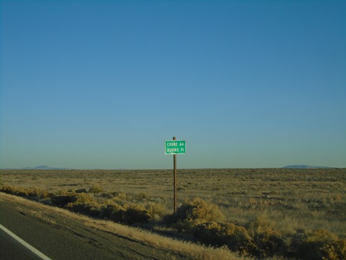 OR-78 West - Distance Marker