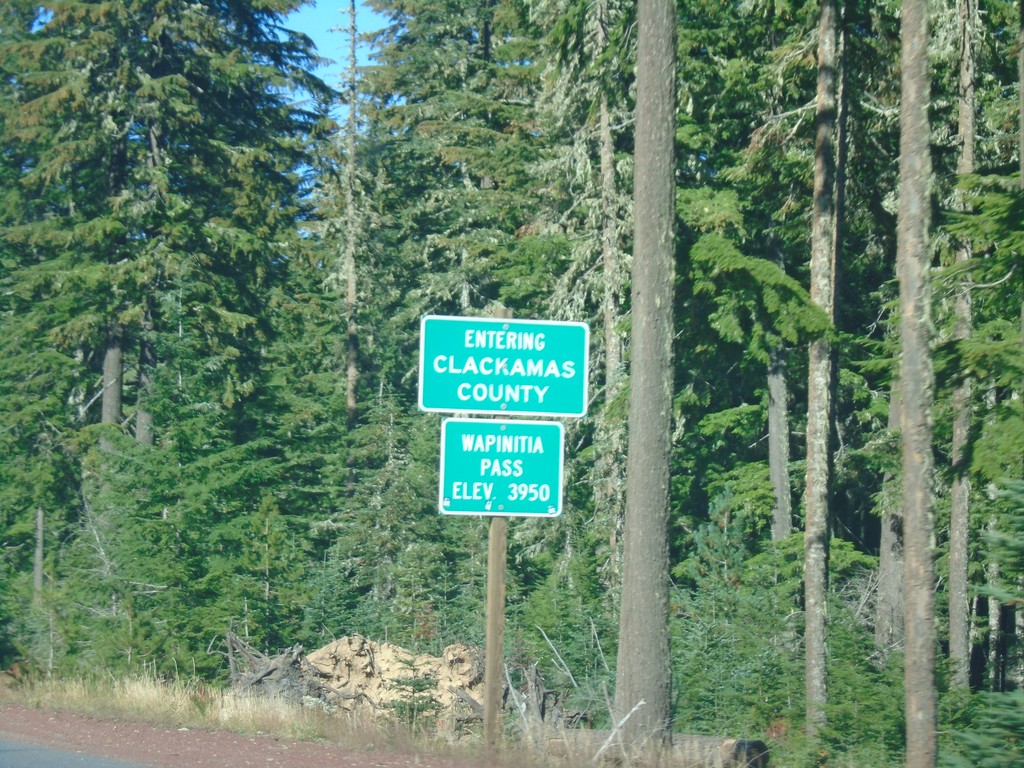 US-26 West - Clackamas County / Wapinita Pass