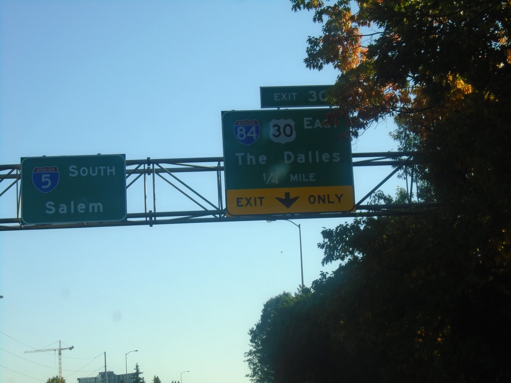 I-5 South Approaching Exit 301