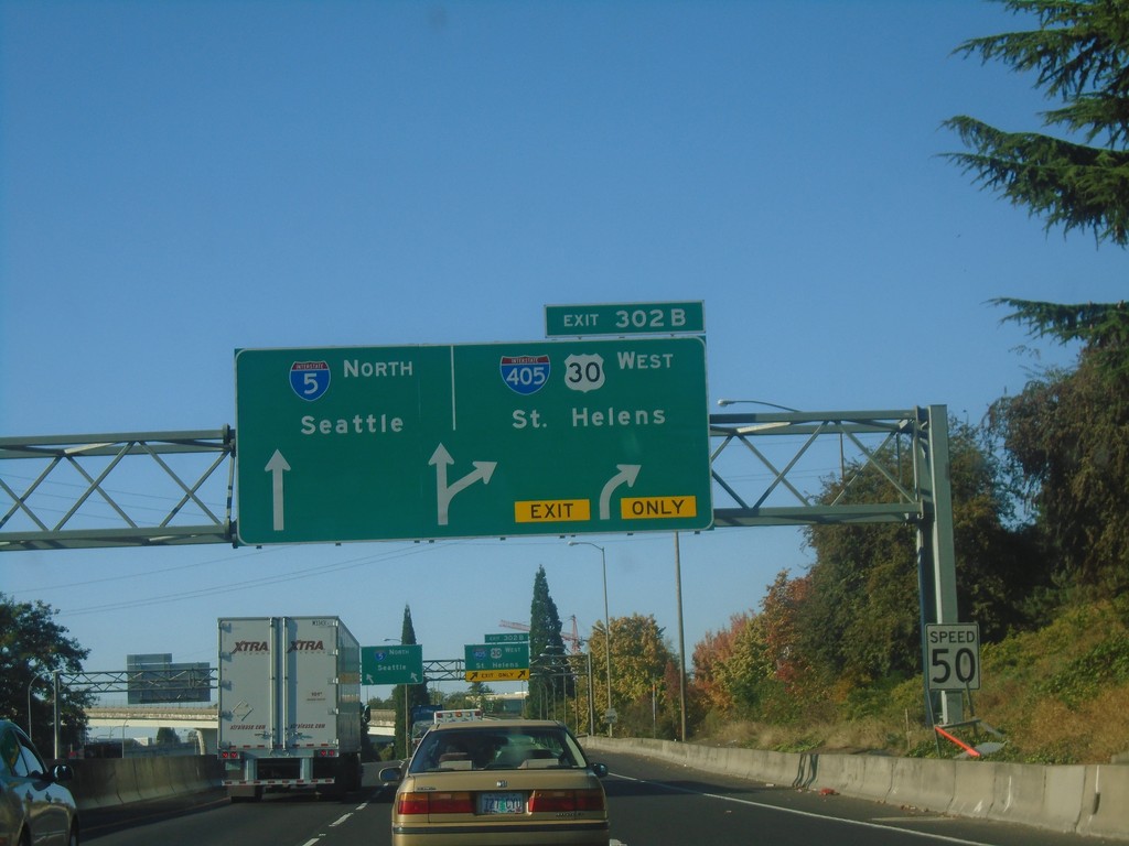 I-5 North - Exit 302B