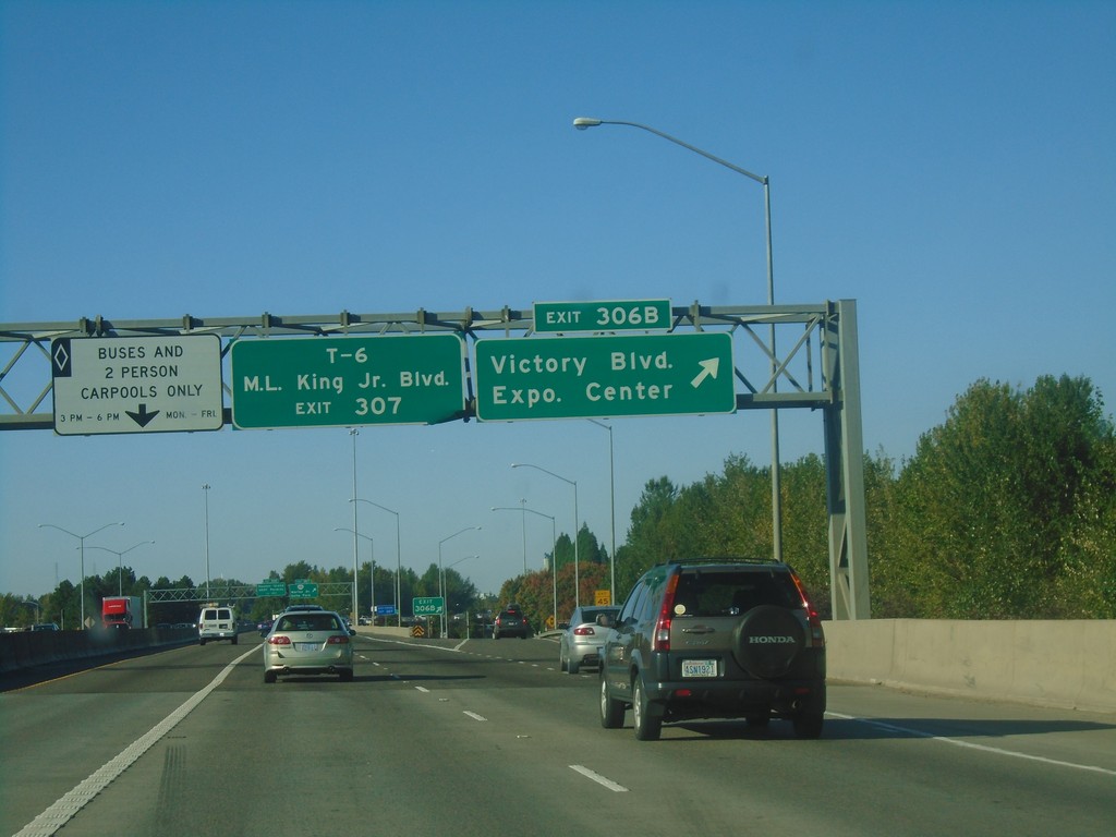 I-5 North - Exit 306B