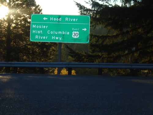 I-84 Exit 69 Offramp at US-30