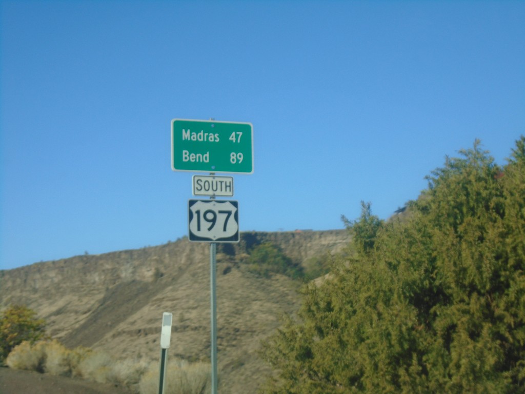 US-197 South - Distance Marker