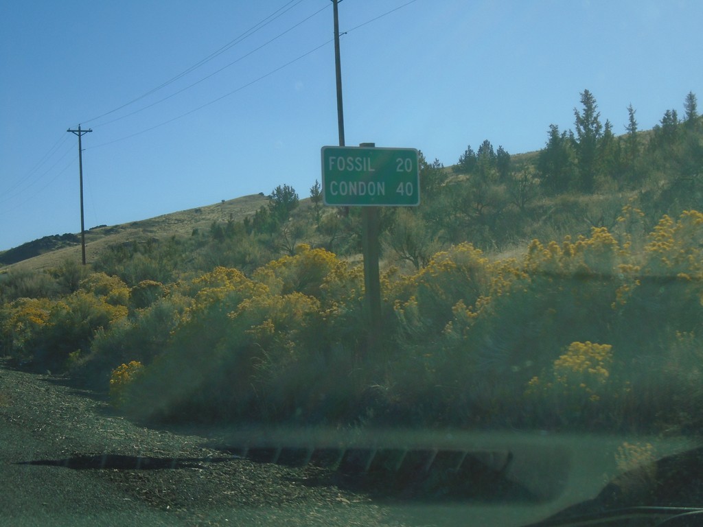 OR-218 East - Distance Marker