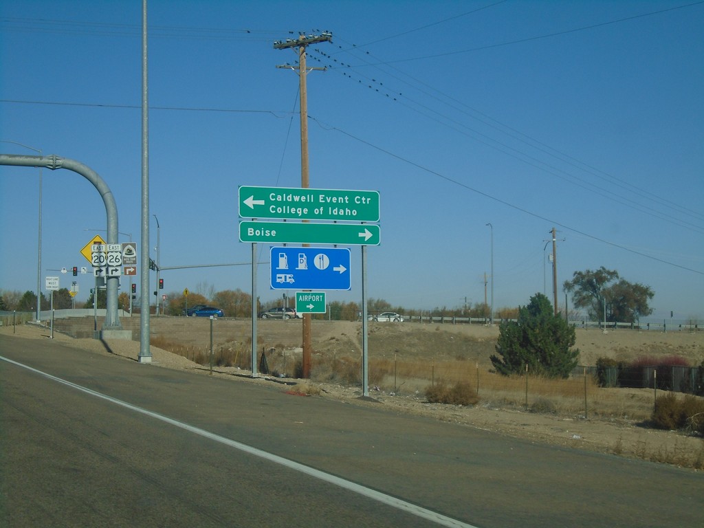 I-84 West Offramp at US-20/US-26 East