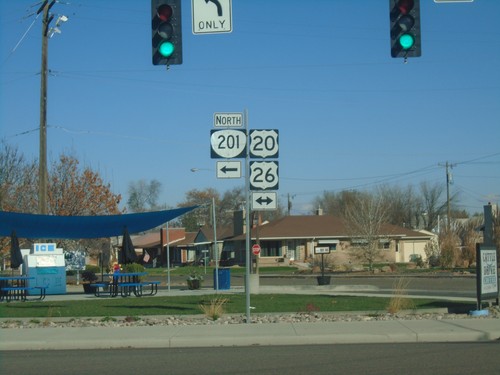 OR-201 North at US-20/US-26