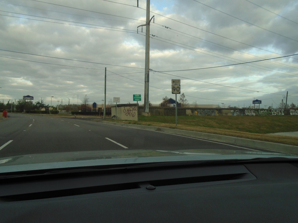 US-90 West - Entering Jefferson Parish