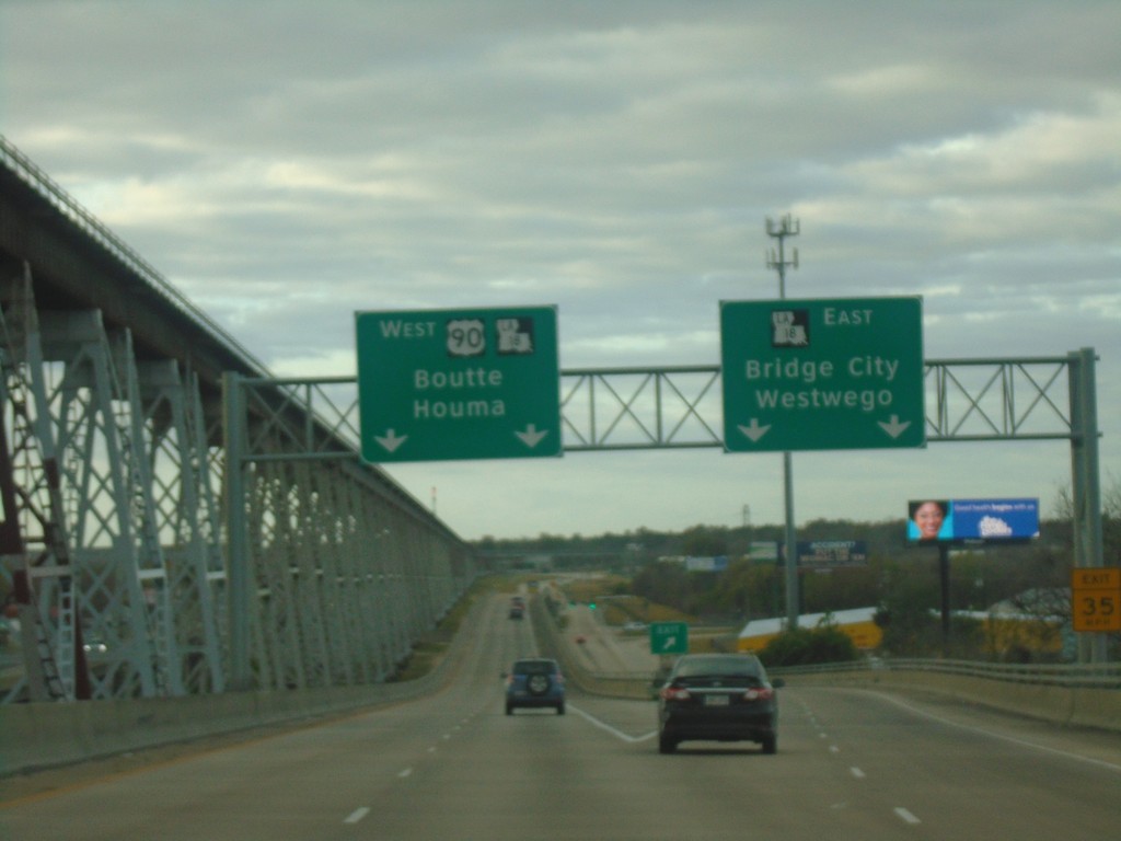 US-90 West at LA-18 Interchange