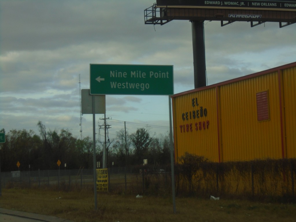 US-90 West on LA-18 East Offramp