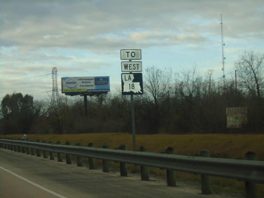 US-90 West/LA-18 West Onramp