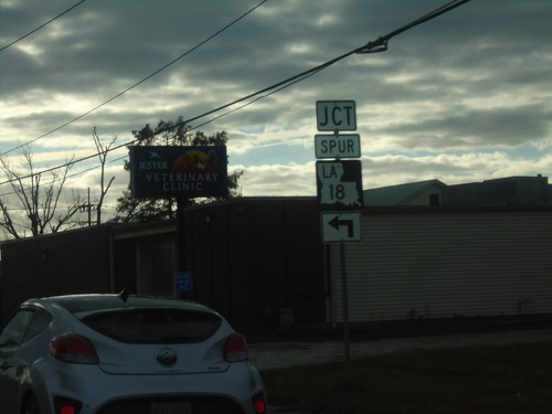 Bus. US-90 East at LA-18 Spur