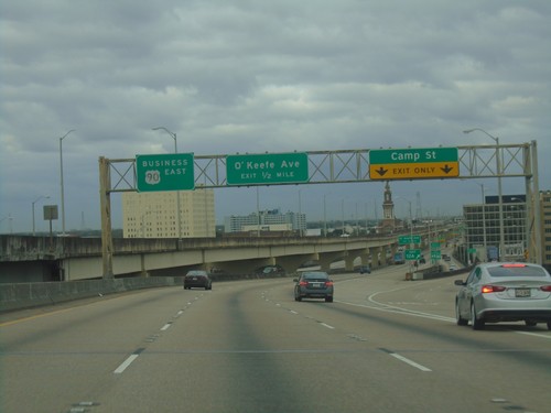 Bus. US-90 East - Camp St. and O'Keefe Ave.