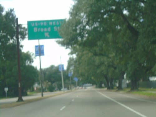 US-90 West - Gentilly Blvd. at Broad St.