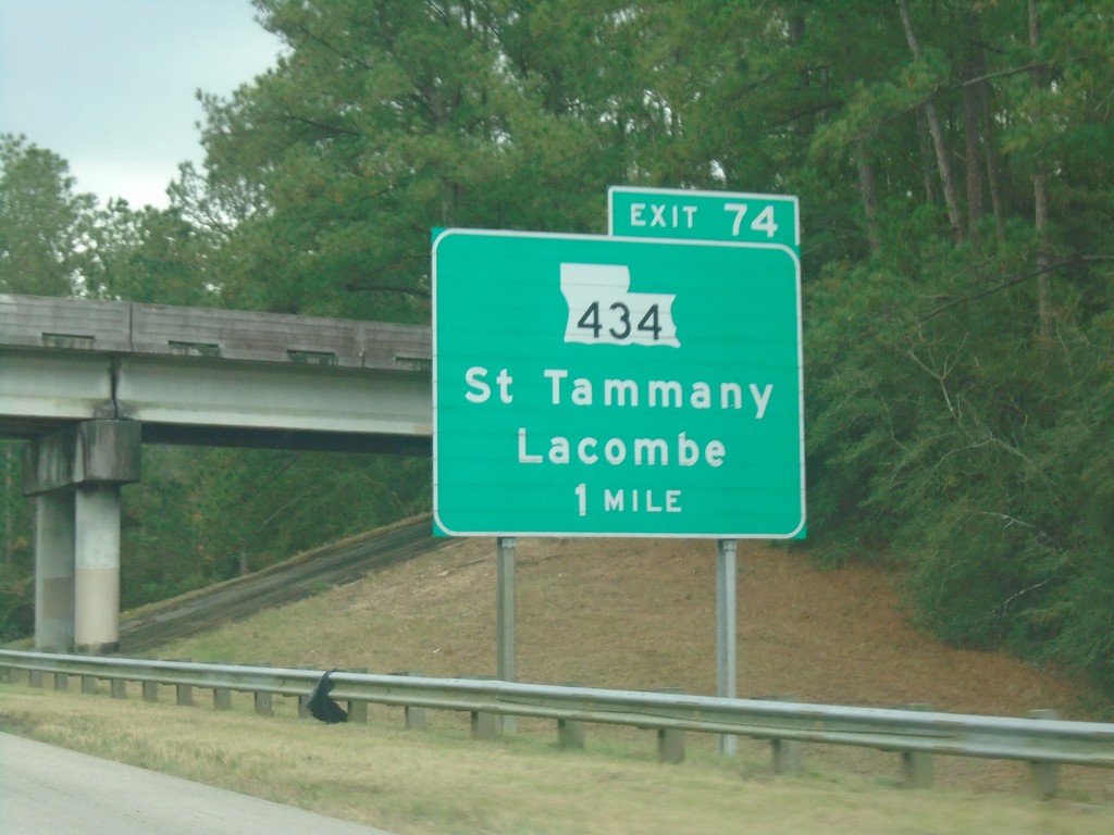 I-12 East - Exit 74