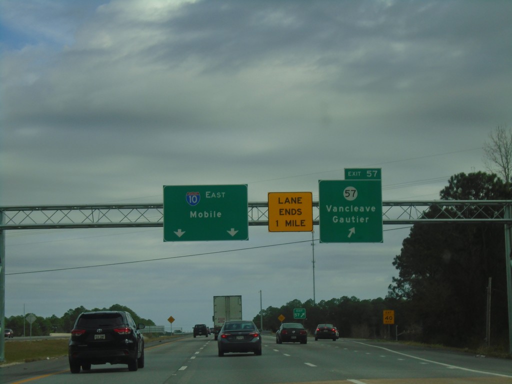 I-10 East - Exit 57