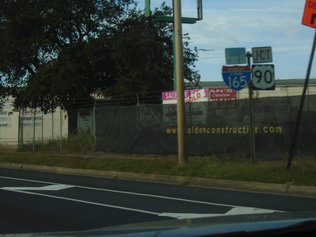 Water St. North Approaching I-165/US-90 Junction