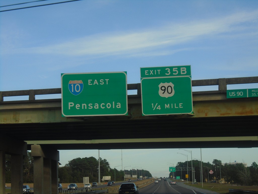 I-10 East - Exit 35B